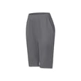 thumbnail image 5 of JJHGVB Cotton Linen Capris for Women Wide Leg Shorts for Women Womens Linen Shorts Resort Wear for Women 2026 Beach Boho Casual Pants High Waisted Pleated Women Linen Shorts Wide Leg Capri Gray 2 M, 5 of 5