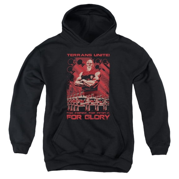 Star Trek - Terrans Unite - Youth Hooded Sweatshirt - Medium