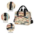 thumbnail image 5 of Lunch Bag Portable Crossbody Meal Bag Cooler Bag Insulated Lunch Bag Food Bag Handheld & Crossbody Design Multicolor Car, 5 of 6