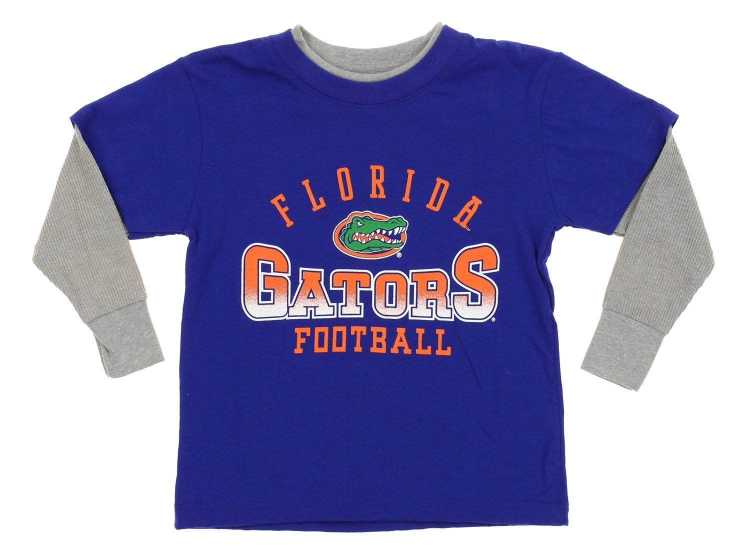 NCAA Kids Florida Gators Faux Layer Long Sleeve Tee by Outerstuff
