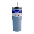 thumbnail image 3 of Termo Nuvó Doble Pared Acero Inoxidable Azul Acero con Popote, Capacidad 600 ml, 3 of 6