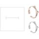 thumbnail image 5 of Paquete de 24 cajas pequeñas cuadradas de cartón kraft para anillos y pendientes, de 1,96 x 1,96 x 1,18 pulgadas, color blanco mármol, ideales para regalo de joyería., 5 of 9