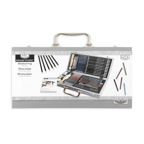 Royal & Langnickel Essentials⢠58pc Sketching Travel Art Set
