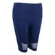thumbnail image 1 of Las Mujeres Estiran El Bolsillo De Del Gimnasio Skinny Yoga Mid Shorts Half Pants azul marino, 1 of 9