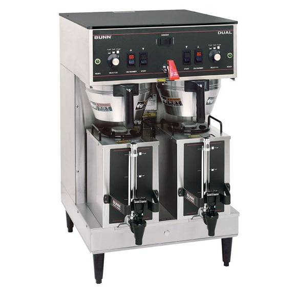 Dual Satellite Coffee Brewer w/ 18 9/10 gal/hr Capacity, 120 240v