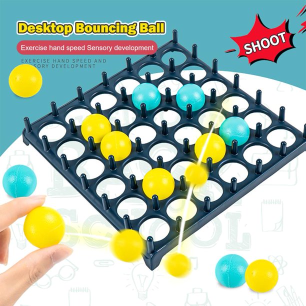 Juguetes de Construcción Juego de rebote - Activar juego de pelota de rebote Juego de juegos de mesa para fiestas familiares