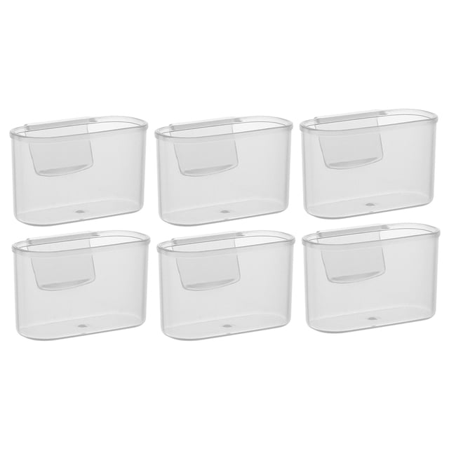 Raindrops 6Ud Organizador Pequeño Transparente Para Refrigerador Caja Colgante Para Guardar Salsas Y Objetos Pequeños
