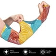 thumbnail image 3 of Daiia Colorful Wool Balls UV Sun Protection Arm Sleeves - Cooling Compression Arm Sleeve - Sports & UV Arm Sleeves for Men & Women, 3 of 8