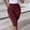 Wine, variant on Omexry Maternity Shorts Denim Plus Size Women's Casual Cargo Capris Elastic High Waisted Drawstring Knee Length Pants with Flap Pockets for Summer Daily Wear Black S