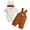 a2-Coffee, variant on KPOPLK Newborn Infant Baby Clothes for 0 3 6 9 12 18 Months Short Sleeve Romper   Pants Suspender  Hat 3PCS Outfits Set(0-3 Months,Sky Blue)