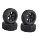 thumbnail image 5 of Juego de 4 neumáticos para coche RC, accesorios de goma, banda de rodadura todoterreno, esponja resistente al desgaste. Ruedas monolíticas, 5 of 8