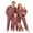 Style1:Wine Red, variant on AceBaby Christmas Famliy Matching Pajamas Red and White Striped Holiday Sleepwear Loungewear PJs
