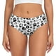 thumbnail image 1 of Fotbe Black Footprints Calzones Estampados para Mujer – Ropa Interior de Algodón, Cómoda, Suave y Elástica-3X-Large, 1 of 6
