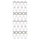 thumbnail image 3 of Bewildely 12 ganchos para cortina de ducha, colgadores decorativos para cortinas de baño, anillos colgantes, accesorios universales para Type2 NO2, 3 of 6