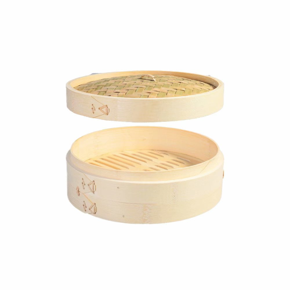 LuoHeng Bamboo steamer (diameter 18cm) Bamboo steamer, steamed buns