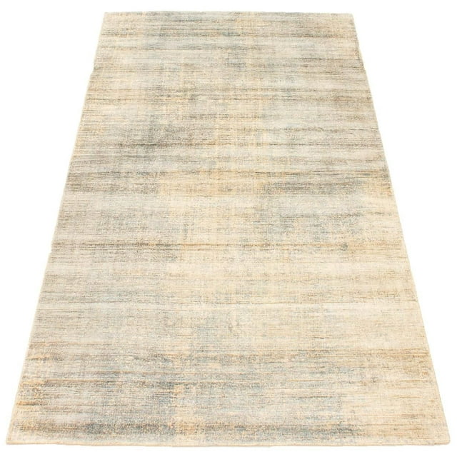 ECARPETGALLERY 4'11" x 7'4" Transitional Galleria Hand Loomed Area Rug for Living Room, Dining Room and Bedroom in Yellow