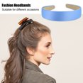 thumbnail image 2 of Unique Bargains Headband Hair Band for Women Non-Slip 1 Inch Wide Blue, 2 of 7