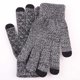 thumbnail image 1 of Guantes para hombre y mujer, de color bloqueado, para exteriores, sin dedos, de lana gruesa, informales, de moda, con parte superior acrílica., 1 of 5