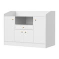 thumbnail image 2 of KMYY Kitchen Buffet Cabinet,Coffee Bar Storage Cabinet,Kitchen Storage Cabinet with Drawer and Doors,Open Shelf,Kitchen Sideboard for Dining Room,Living Room, 2 of 8