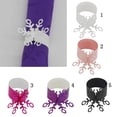 thumbnail image 3 of 50 servilleteros con forma de copo de nieve, adorno navideño, 6 colores, 3 of 7