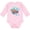 AD-Pink, variant on Vero Beach, Florida Swimming Sea Turtle with Bubbles Boys or Girls Long Sleeve Baby Bodysuit