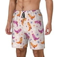 thumbnail image 2 of Uemuo Cowgirl Boots Pattern Mens Swim Trunks Quick Dry Board Shorts with Mesh Lining, Stretch Beach Shorts Quick Dry No-Chafing Board Shorts-, 2 of 9