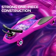 Melo Pink Spinner Shark Kneeboard Toy for Kids 6 Years and up, 74 mm wheels