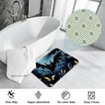 thumbnail image 3 of Bat Polyester Non-Slip Outdoor Carpet Door Mat - Machine Washable Door Rugs, 3 of 6