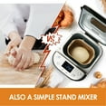 thumbnail image 7 of Kitchen in the box 15-in-1 Bread Machine, 2LB Stainless Steel Automatic Bread Maker with Recipes-Silver, 7 of 7