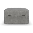 thumbnail image 5 of Bowery Hill Modern Gray Storage Ottoman with Performance Fabric, 5 of 11