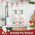 thumbnail image 6 of GM GMISUN 1 Pcs Christmas Glass Soap Dispenser with Pump for Kitchen and Bathroom 16oz, 6 of 7