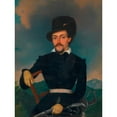 thumbnail image 3 of Anonymous 15x18 Black Modern Framed Museum Art Print Titled - An Officer of the Academic Legion (Supposedly Portrait of the Dentist Dr. Wolf) (1848), 3 of 5