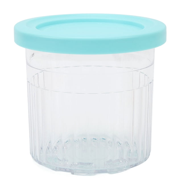 Ice Cream Pints Containers, 600ml Freezer Food Storage Tubs ABS And PC For Kitchen