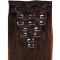 thumbnail image 3 of LELINTA 14"-22" Long Straight Double Weft Remy Human Hair Extensions 8 Pcs 18 Clips Full Head, 3 of 3