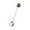 E, variant on Stainless Steel Sweet Donut Dessert Fork Coffee Spoon And Stirrer Cork Place Mats for Kitchen Table
