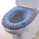 thumbnail image 3 of Almohadillas de cubierta de inodoro gruesas para baño, suaves, de 5 piezas, funda acolchada de fibra elástica cálida y fácil de instalar, 3 of 5
