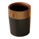 thumbnail image 3 of Papelera de Basura de PP con Textura de Madera Hebilla Ajustable Gran Apertura para Desechos Variados Adecuada para Dormitorio Baño Oficina Cocina, 3 of 9