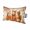 Brown, variant on 1 Pack Outdoor Waterproof Throw Pillows for Head,Thanksgiving Hedgehog Fox Squirrel Cushion Cases with Insert&Straps Neck Pillows for Patio Recliner Chair,Fall Maple Leaf Retro Linen