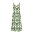 thumbnail image 3 of Vestidos de Verano con Cuello en V para las Mujeres 2025 Imprimir Vestido de Cuello Redondo sin Mangas Vestidos Largos Casuales, Ligeros Y de Moda, 3 of 7
