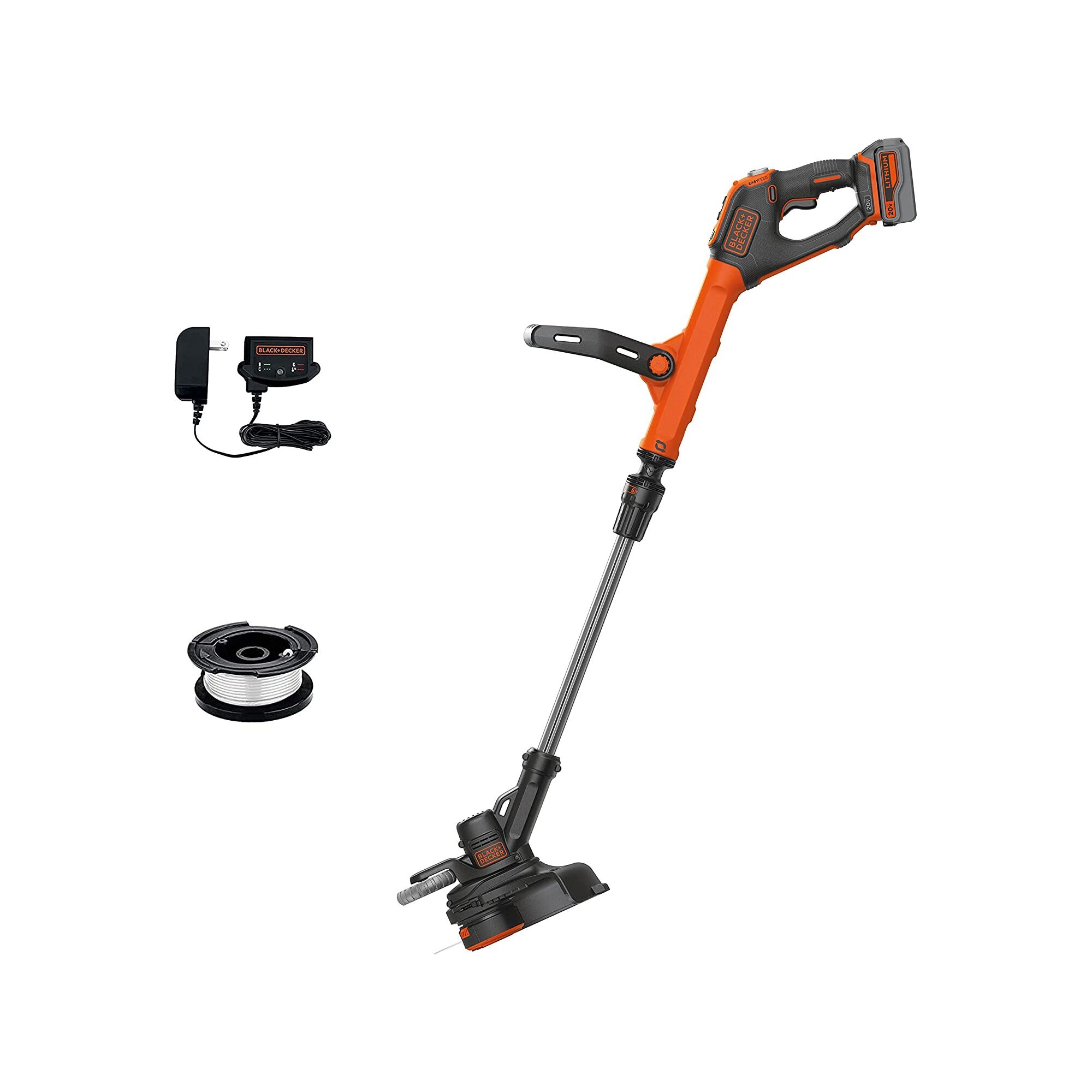 20V MAX Cordless Lithium-Ion EASYFEED 2-Speed 12 in. String Trimmer/Edger Kit - image 3 of 13