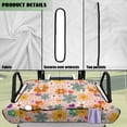 thumbnail image 6 of Uorisanigo Hippie Flowers Golf Cart Seat Covers with 4 Pockets EZGO Club Car Golf Cart Seat Towel Blanket Accessories Gift for Men Women Golfer Stain-Resistant & Dustproof, 6 of 7