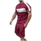 thumbnail image 1 of Mens Pantalones Casuales Cuello Redondo Impresión de Manga Corta Blusa Y Pantalones Cortos Traje, Pantalones de Traje para Hombres, 1 of 7