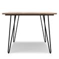 thumbnail image 3 of Simpli Home Hunter SOLID MANGO WOOD and Metal 66 inch x 40 inch Rectangle Industrial Dining Table in Natural, 3 of 13