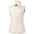 thumbnail image 3 of Women's Cutter & Buck Oatmeal Nebraska Huskers Rainier Eco PrimaLoft Full-Zip Puffer Vest, 3 of 3