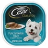 CESAR Classics Pork Tenderloin Adult Dog Food Tray, 3.5 Oz.