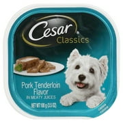 CESAR Classics Pork Tenderloin Adult Dog Food Tray, 3.5 Oz.