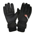 thumbnail image 2 of Honeeladyy Clearance under 10$ Winter Gloves Men Screen Running Thermal Winter Thin Lightweight And Warm Black Gloves, 2 of 2