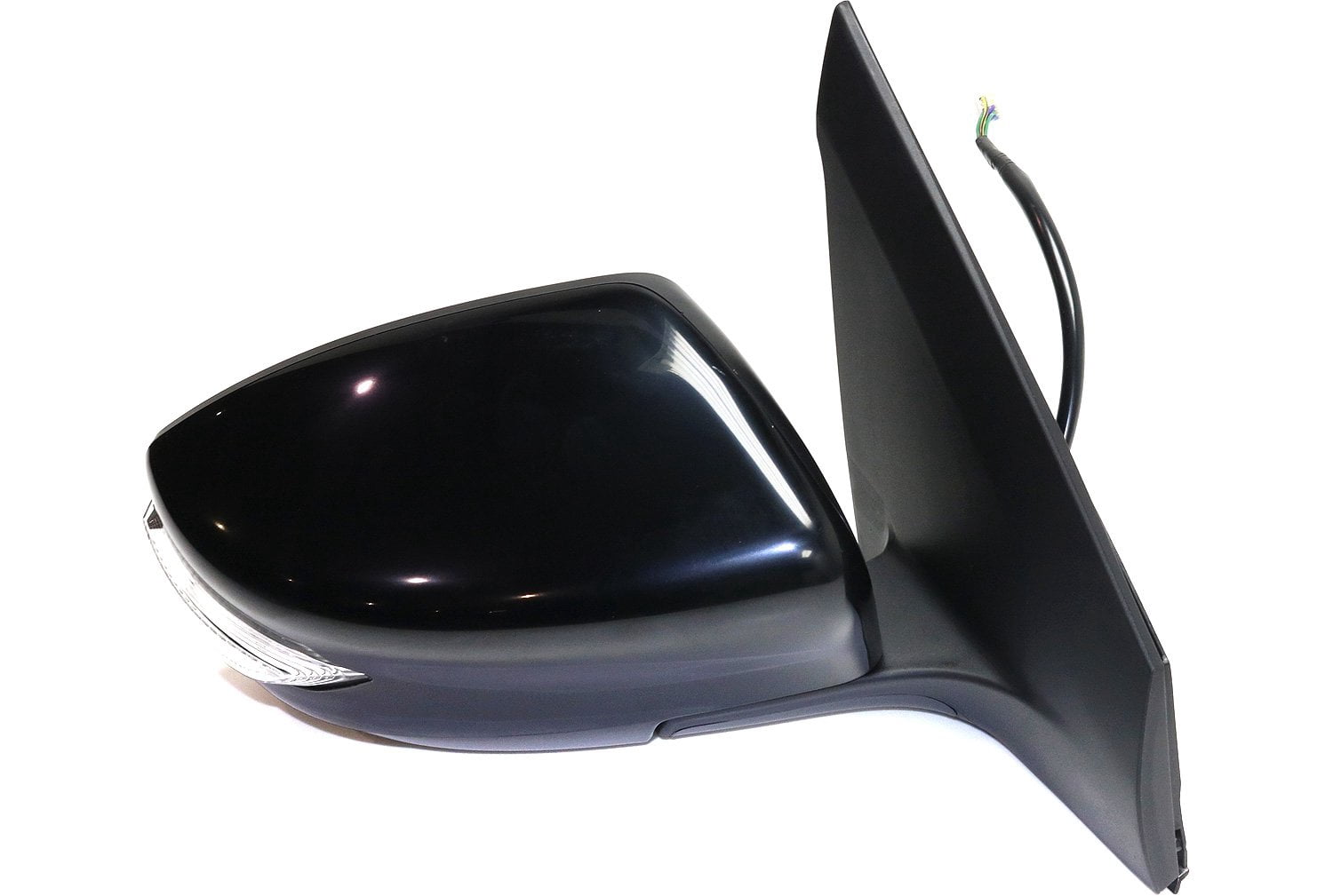 Mirror Compatible With 2013-2018 Nissan Sentra Right Passenger Side In-Housing Signal Light Paintable Kool-Vue