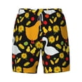thumbnail image 4 of Lsque Mens Swim Trunks Farm Goose Pattern - Bathing Suit Compression Liner - Beach Swim Shorts Swimwear - (S-3XL) - Stretch Quick Dry -3X-Large, 4 of 9