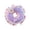 #A03-A, variant on Simulation Donut Squishy Toy, Soft Slow Rising Stress Relief Fidget, Realistic Glazed Dessert Prop for Party Decor, Kids Adults Anxiety Relief, Purple Plastic